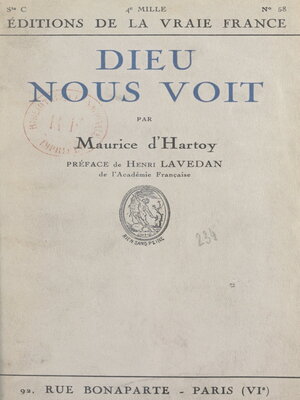 cover image of Dieu nous voit